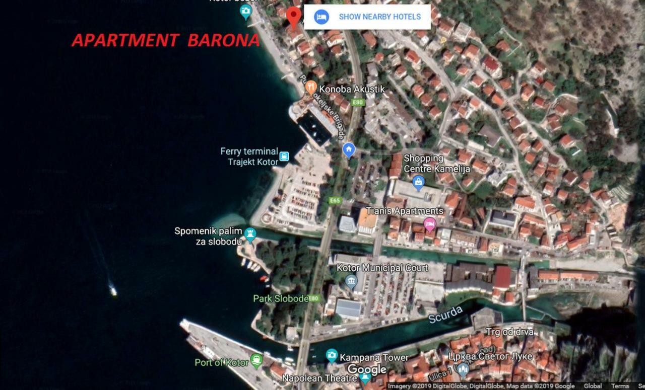 Apartment Barona Kotor Exterior foto